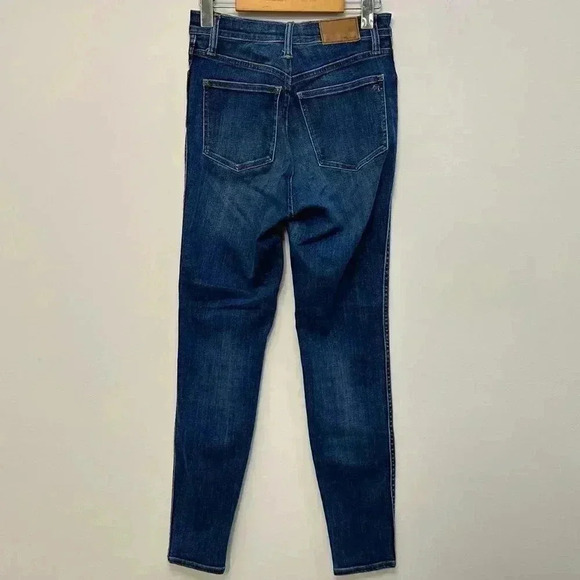 Madewell 10" High-Rise Skinny Jeans in Bradshaw Wash Women's Size 28 - Picture 11 of 15